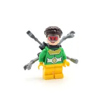 LEGO Doc Ock Minifigure w/ Mechanical Arms Spider-Man Villain Otto Octavius