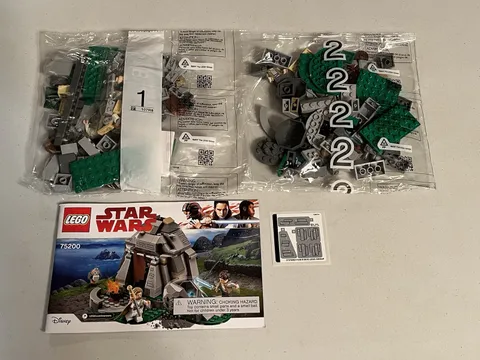 LEGO Star Wars 75200 Ahch-To Island Training New Sealed Bags No Box