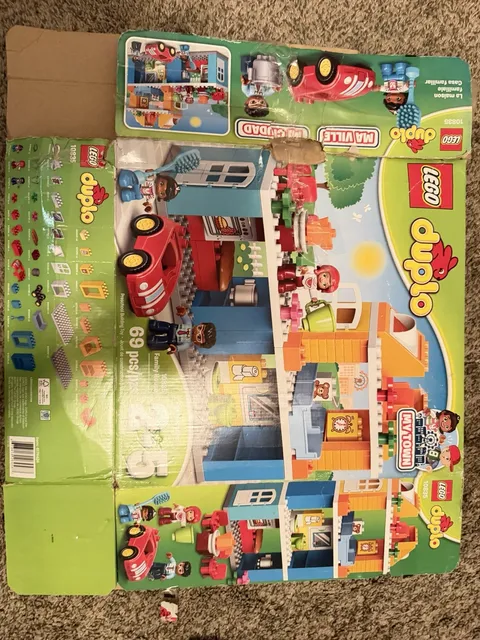 Duplo “My Town Family House” 10835 60/69 Pieces W/ Box (damaged)