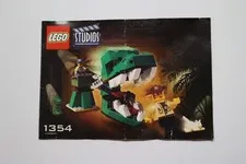 LEGO® Studios 1354 Dino Head Attack Instruction Manual Only!