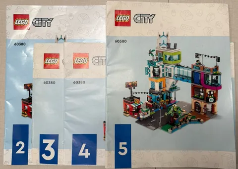 LEGO City 60380 Downtown Building Set - Partially Sealed, Read Description