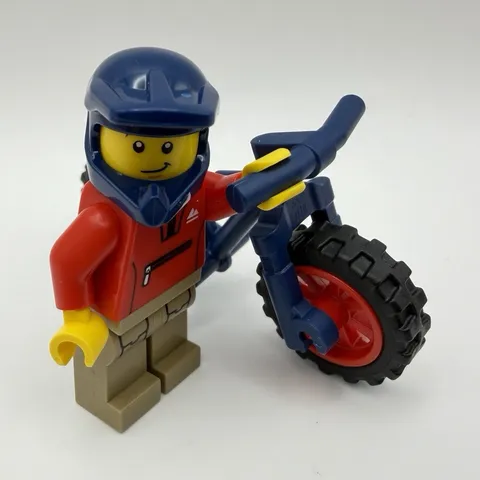 LEGO CITY Part cty1571 - Mountain biker w/ mountain bike - NEW!!