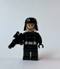Lego Imperial Officer Minifigure Star Wars 10188 8038 black helmet sw0208 lot