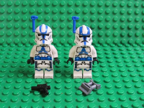 Lot 2 Lego 501st Clone Trooper  Officer Star Wars Minifigs sw1246 75345 OF65