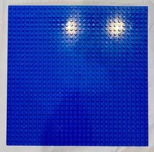 LEGO Baseplate 32x32 Studs / 12x12 Inches Blue Dark Blue Water Blue