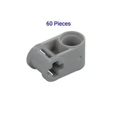 Lot of 60 Lego Dark Bluish Gray/Grey CROSS BLOCK 90° 6261375 Bulk