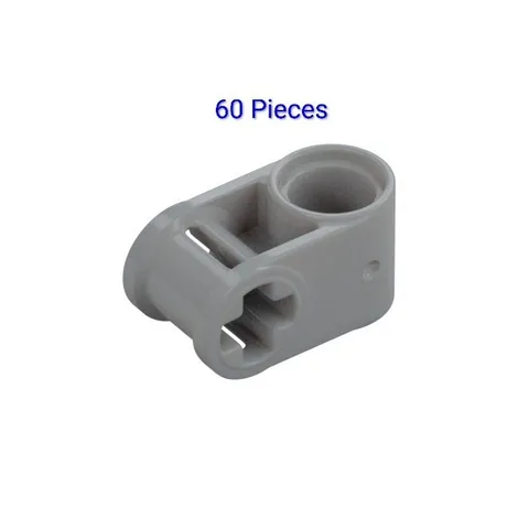 Lot of 60 Lego Dark Bluish Gray/Grey CROSS BLOCK 90° 6261375 Bulk
