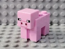 LEGO Minecraft Brick Built Pig Animal