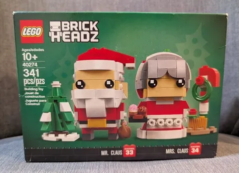 LEGO BRICKHEADZ: Mr. & Mrs. Claus 40274
