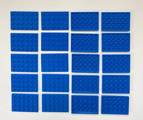 LEGO Part 3032 (Qty 20) 4x6 Rectangular Plate  Available in 8 Colors NEW
