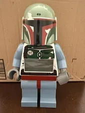 LEGO Star Wars Boba Fett Minifigure Alarm Clock 