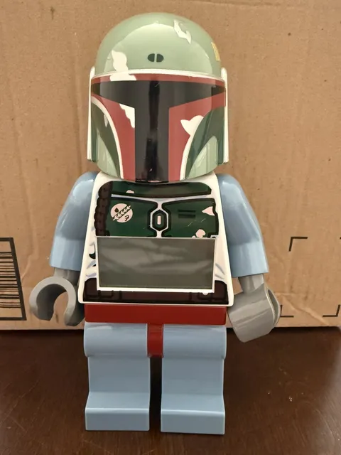 LEGO Star Wars Boba Fett Minifigure Alarm Clock 