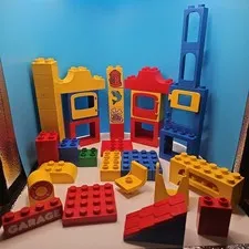 LEGO Duplo Blocks Bricks 47 Piece Lot