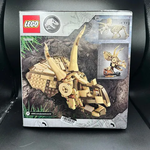 New Box Damage* Lego Jurassic World - Dinosaur Fossils:Triceratops Skull 76969