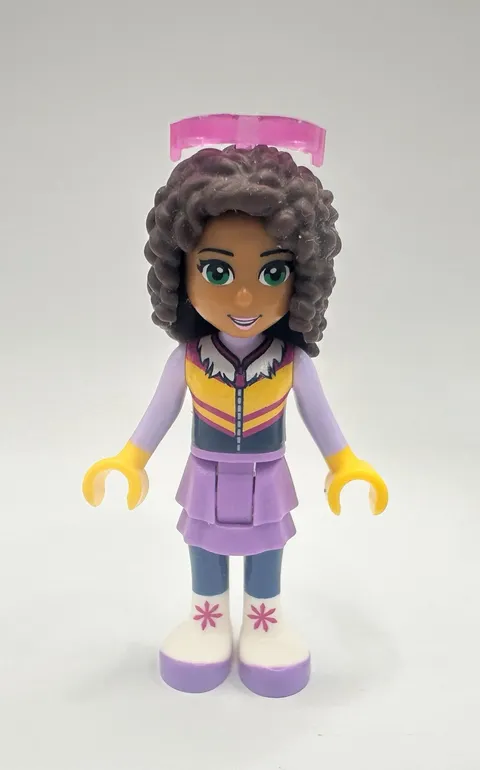 Lego Friends Figure Minifig Andrea - Winter Ski Oufit, From Set #41323