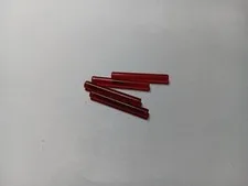 LEGO LOT OF 4 TRANS RED MINIFIGURE WAND ARROW BARS 3L  #87994