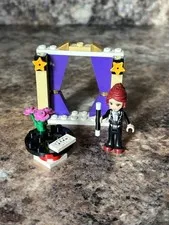Lego Friends Mia Minifigure Magic Wand Tile w/ Playing Cards 4 Aces Magician