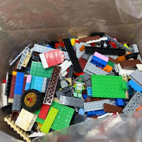 100% Genuine LEGO 5 LB Pounds Lot + 2 Minifigs Bulk Lot Cleaned Sanitized
