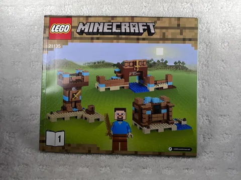 LEGO Minecraft The Crafting Box 2.0 (21135) Manual Only - Super Clean!