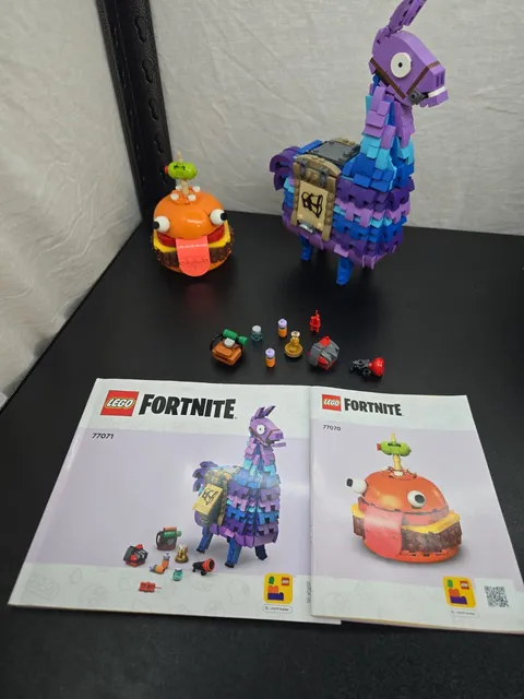 LEGO Fortnite Durrr Burger (77070) & Supply Llama (77071), 100% Complete, No Box