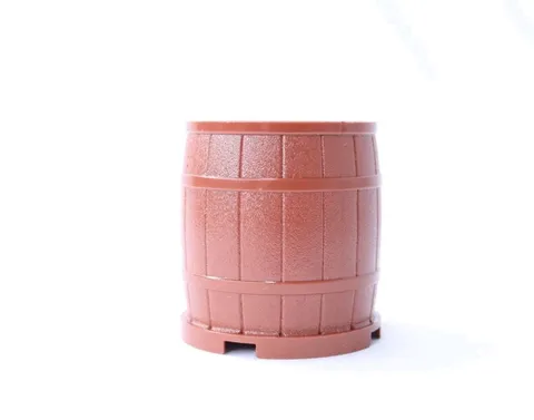 Lego 30139 Brown Container Barrel 4 x 4 x 3.5 Bucket Replacement Part Piece