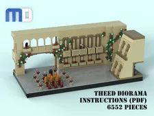 LEGO® Theed Diorama MOC - Digital Instructions only (PDF)!
