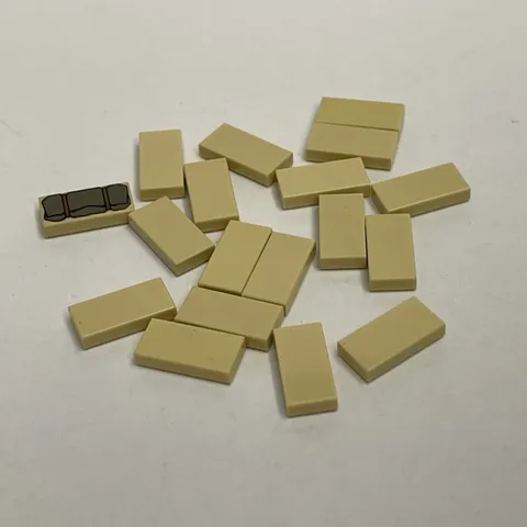 Lego 3069 Beige Replacement Parts Pieces Lot of 18