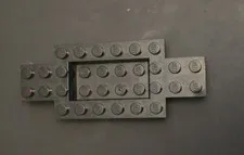 LEGO Part Black Vehicle Base 4 x 10