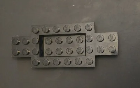 LEGO Part Black Vehicle Base 4 x 10