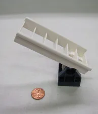 Lego Duplo 3.75" White Fire Ladder W/ Navy Base For Firetruck Fire Engine Part