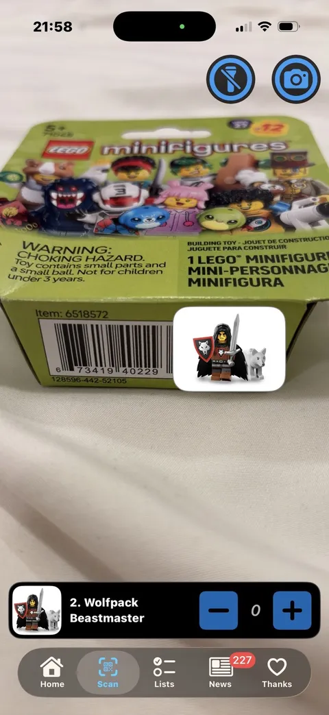 LEGO Series 27 Collectible Minifigures 71048 Wolfpack Beastmaster