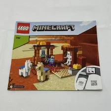 LEGO Minecraft The Trading Post 21167 Instruction Manual Booklet
