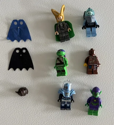 LEGO Minifigure Mixed Lot Characters 2 Mr.Freeze, Loki, Donatello & More (Lot 3)