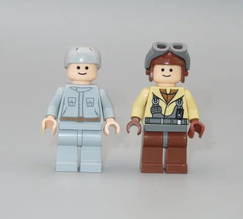 LEGO Star Wars lot Rebel Technician Naboo Fighter Pilot minifigure 6207 7660