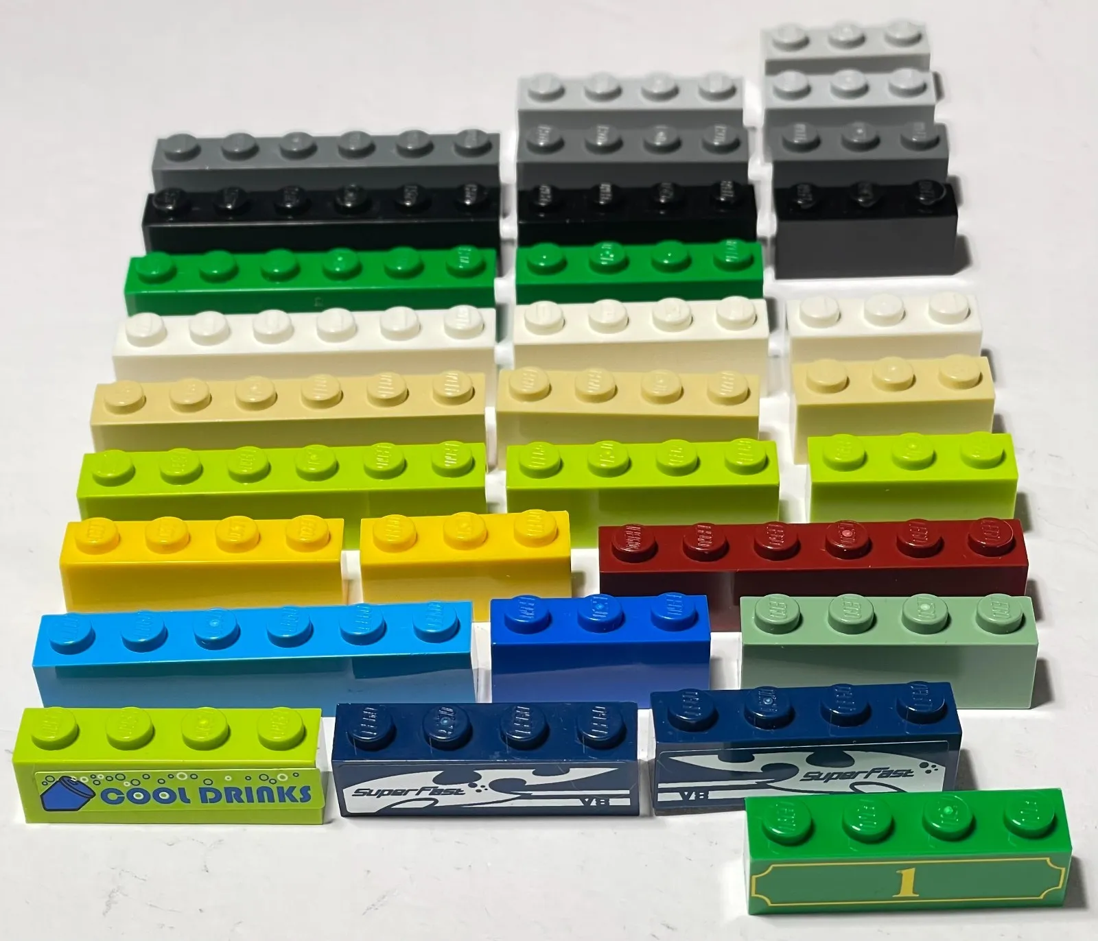 LEGO® Brick 3009 (1 x 6) 3010 (1 x 4) 3622 (1 x 3) (Choose Option)