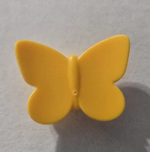 LEGO Parts - Bright Light Yellow Butterfly with Stud Holder - No 80674