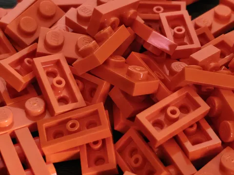 LEGO💥new💥(100 Count) 1x2 Plate Orange