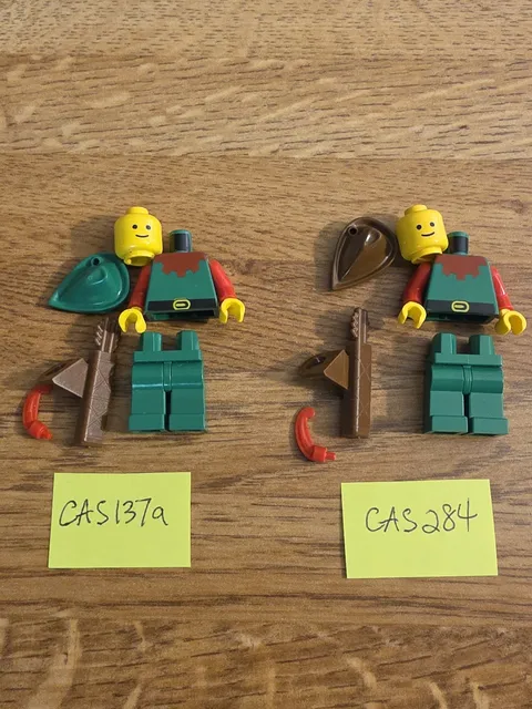 LEGO NEW Castle Forestmen Forestman cas137a & cas284 Minifigs Pristine Conditn!