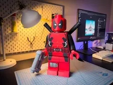 Giant Lego Deadpool - Marvel Super Hero's X-Men 
