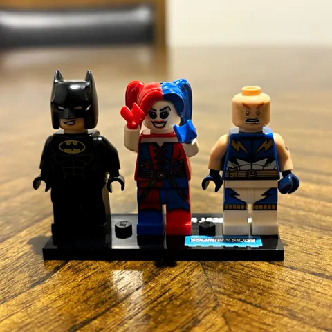 LEGO DC Lightning Lad Target Exclusive; Batman+ Harley Quinn