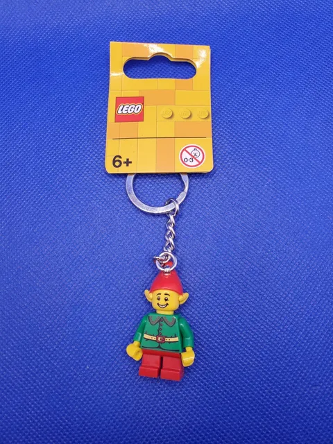LEGO Happy Helper Elf Christmas Holiday Keychain 854041 Key Chain New