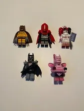 Lego Batman Rare Minifigure Lot 5PC Good condition All Accessories Included