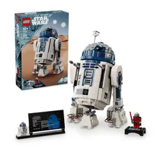 LEGO Star Wars R2-D2 Brick Built Droid Figure, Collectible Star Wars Room Décor