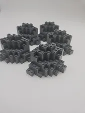NEW LEGO MURP PIECES Dark Bluish Gray Mountain Wall Part 8x8x6 Rock Castle 