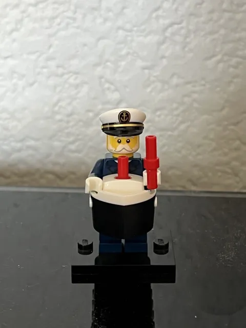 Lego Ferry Captain Minifigure Collectible Series 23 CMF Complete Boat