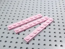 LEGO Lot of 3 Pink 1x8 Plates AY