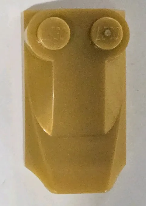 LEGO Parts - Pearl Gold Slope, Curved 3 x 2 2 Studs, Wing End - No 47456
