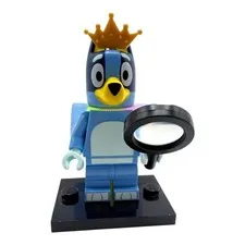 LEGO ® Bluey minifigure Bluey crown rainbow cape magnifying glass blu004 from 11203 house