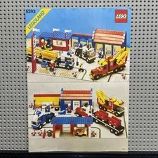 LEGO 6393 Big Rig Truck Stop Instruction Book ONLY Vintage Classic Town Legoland