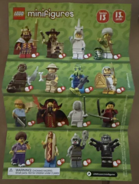 LEGO Minifigures - Series 13 - Complete set of 16 - In Great Condition